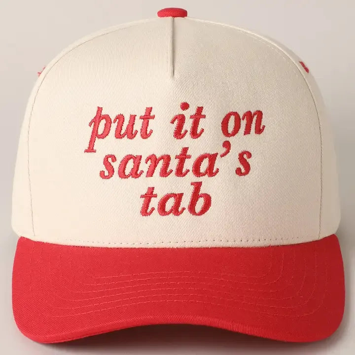 Put It On Santas Tab Ball Cap