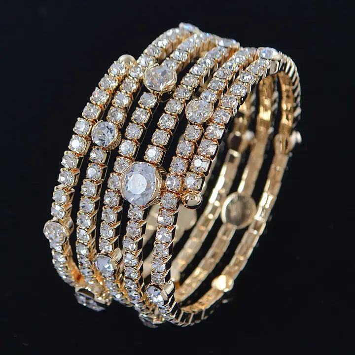 Gold Rhinestone Bracelet