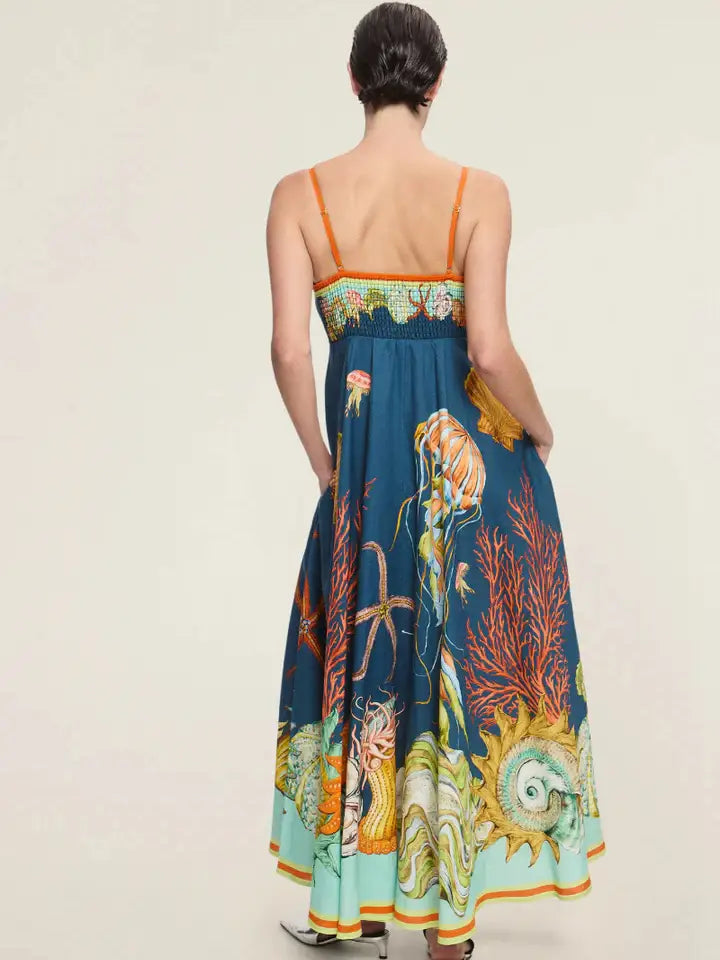 Marine Life Maxi Dress