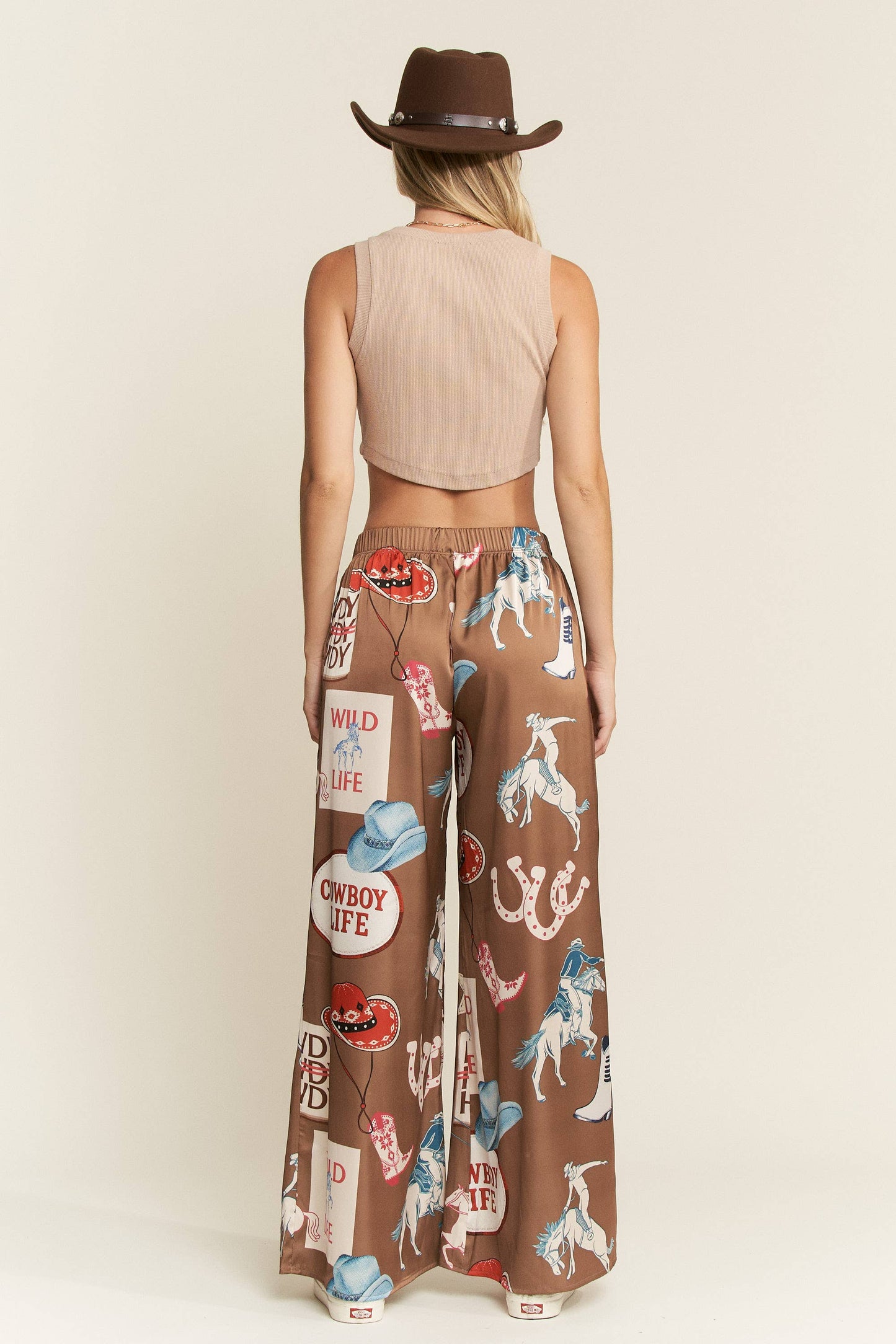 Satin Cowboy Party Pants