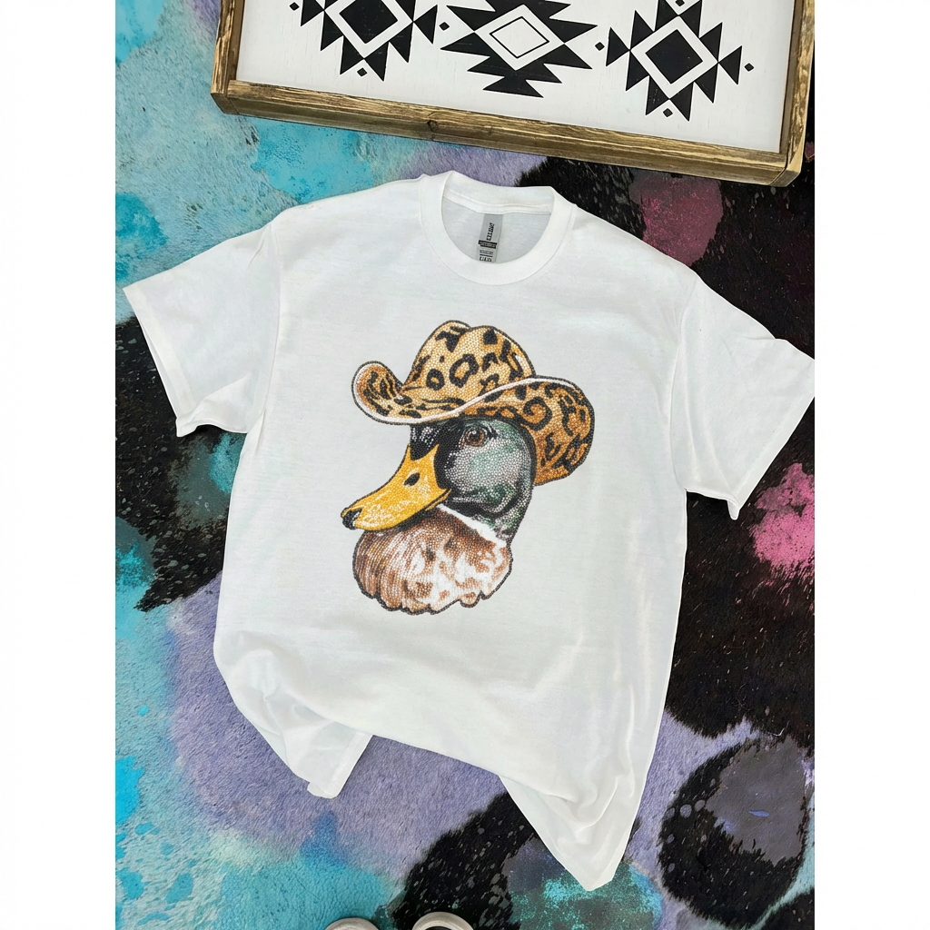 Cowboy Mallard Graphic Tee