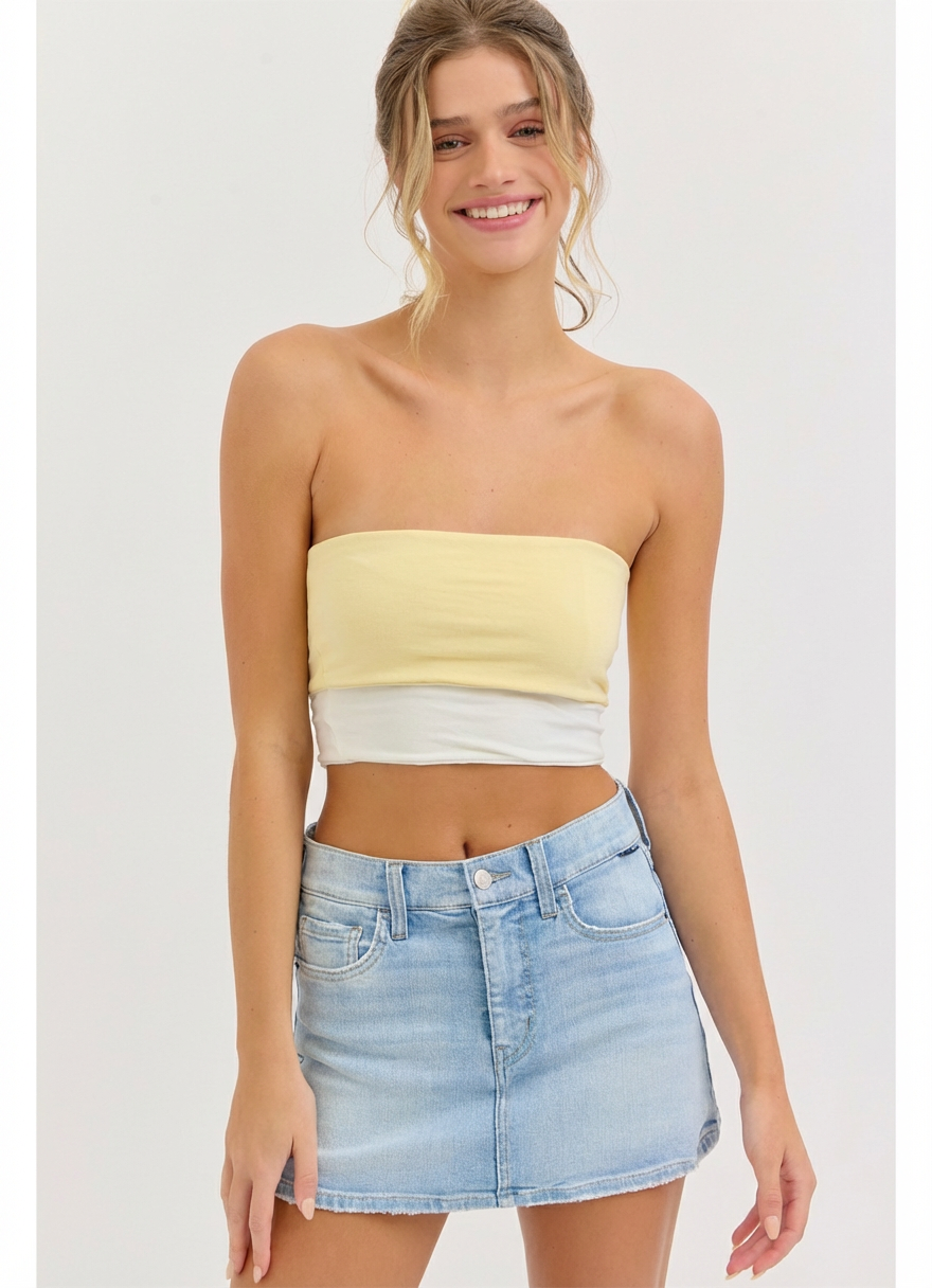 Cello Denim Mini Skort