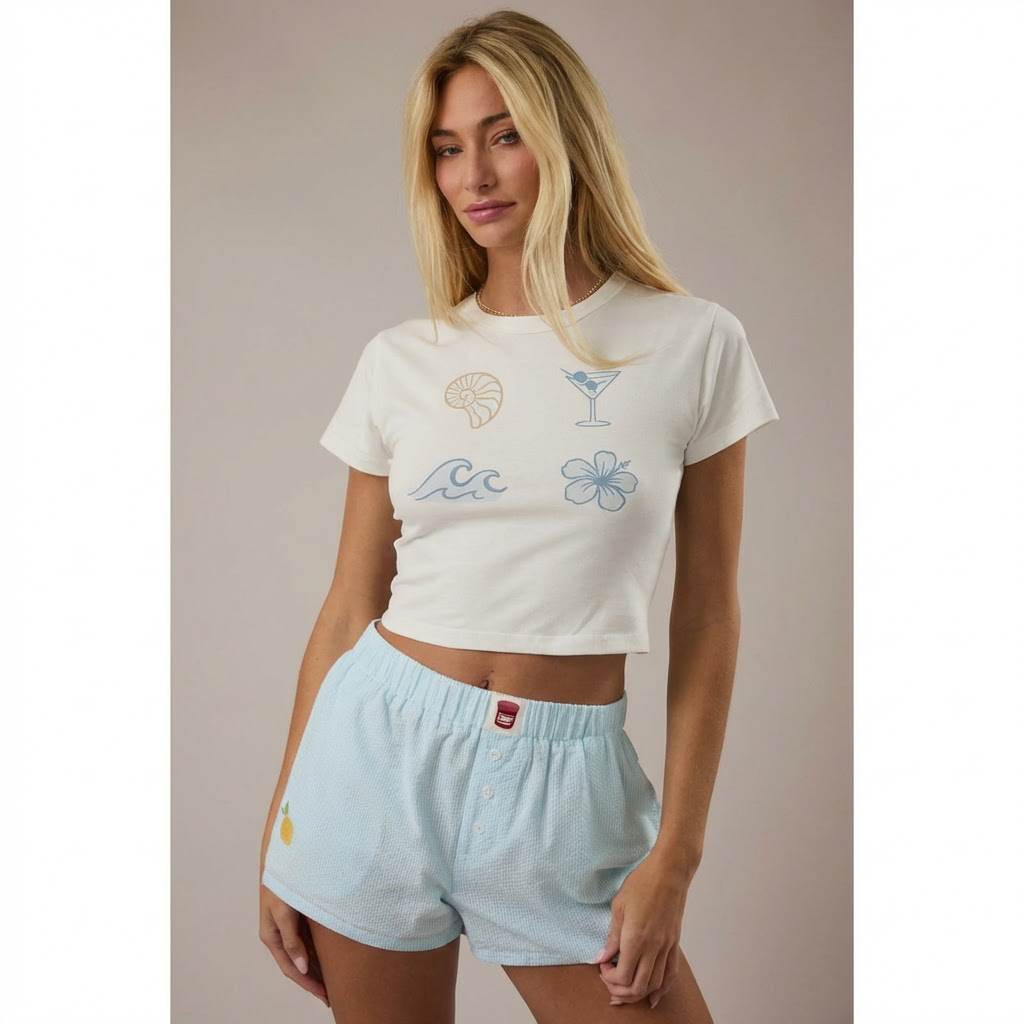 Summer Graphic Baby Tee