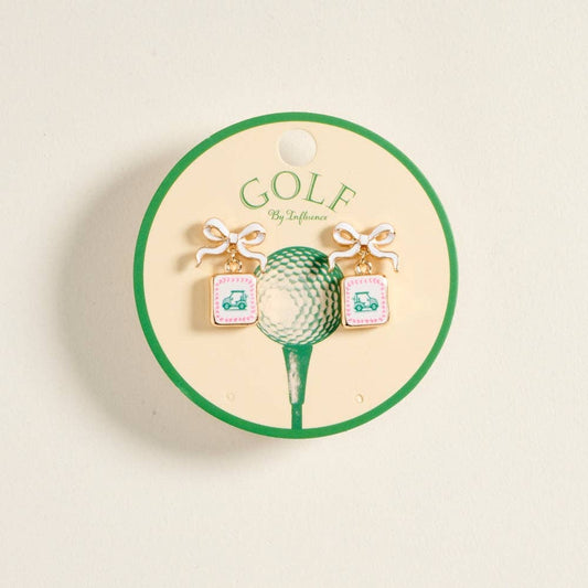 Golf Cart Post Earrings