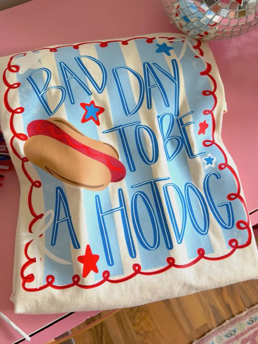 Bad Day To Be A Hotdog Graphic Tee