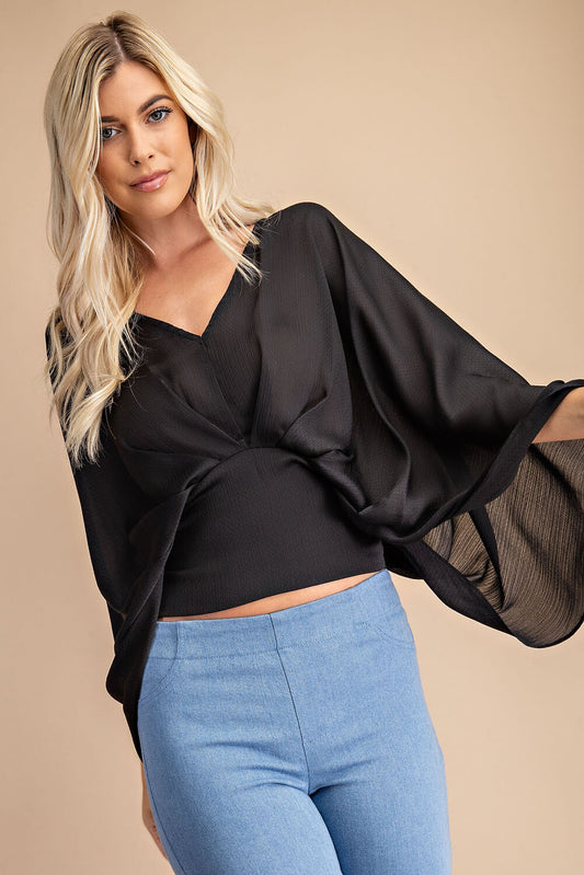 VNeck Kimono Top