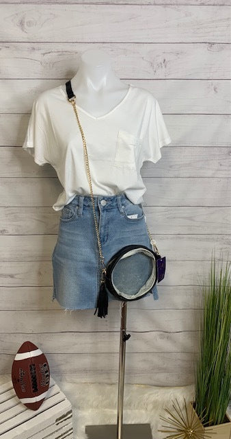 Clear Round Crossbody