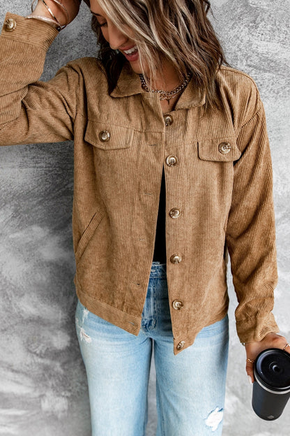 Tan Corduroy Jacket