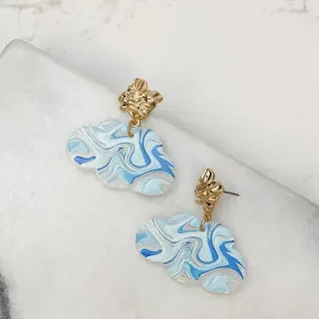 Blue Cloud Earrings
