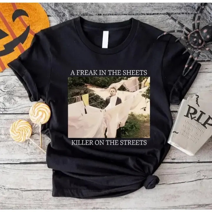 Killer In The Sheets Graphic Tee