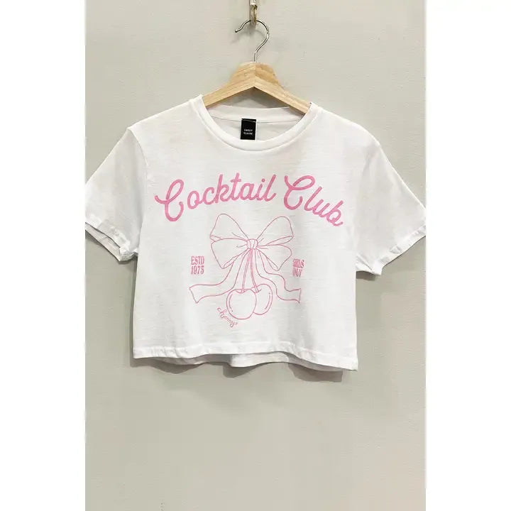 Cocktail Club Crop Top