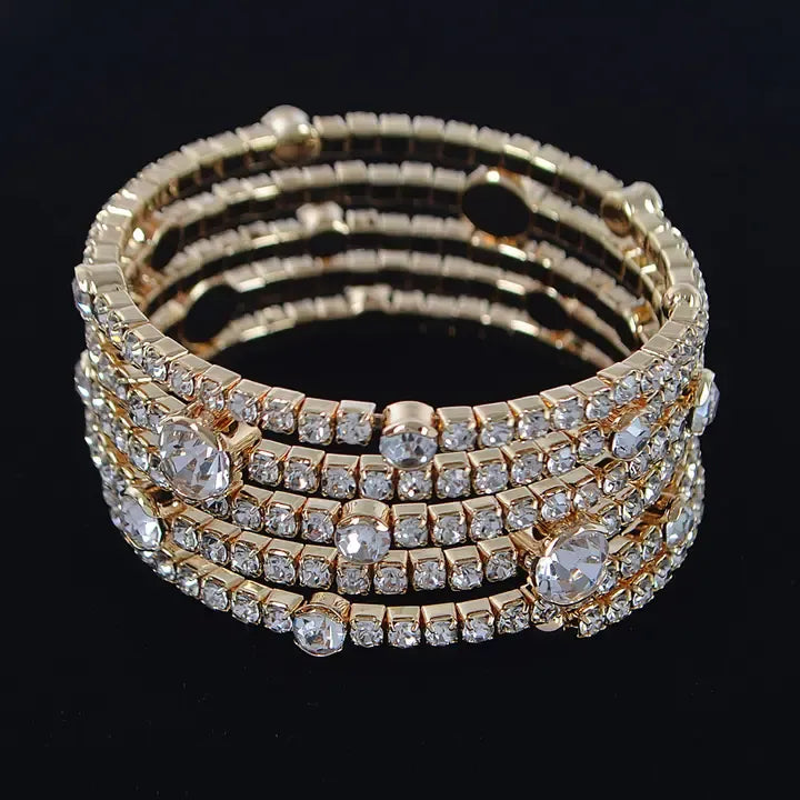 Gold Rhinestone Bracelet