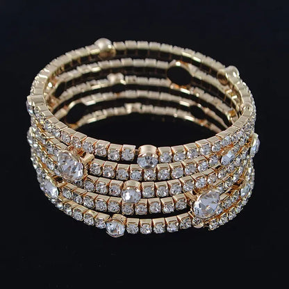 Gold Rhinestone Bracelet