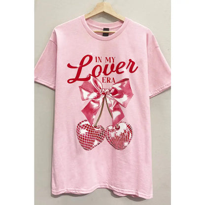 Lover Era Pink Cherry Graphic Tee