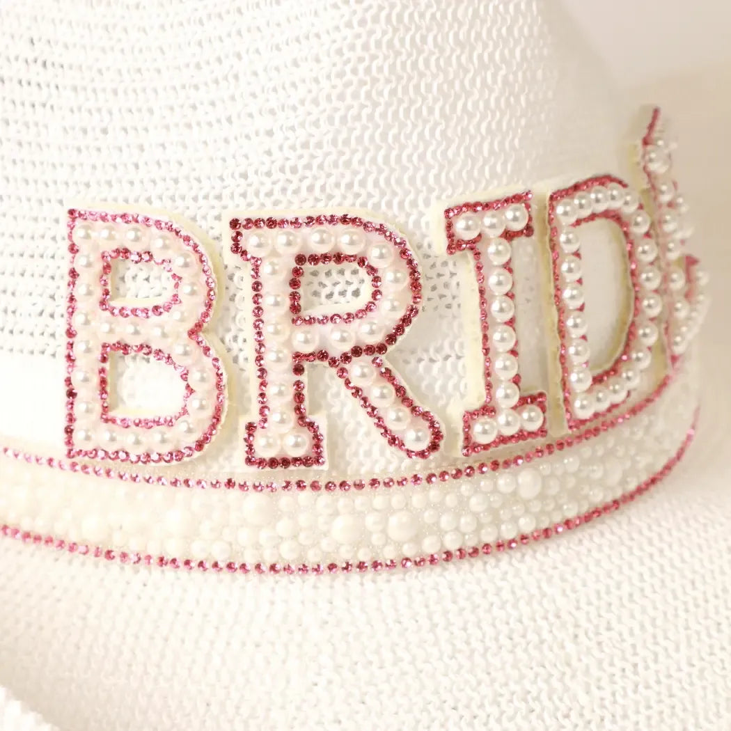 Bride White Cowgirl Hat