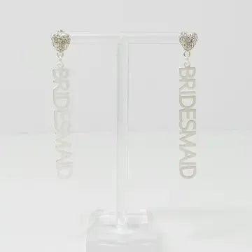 Bridesmaid Earrings - silver