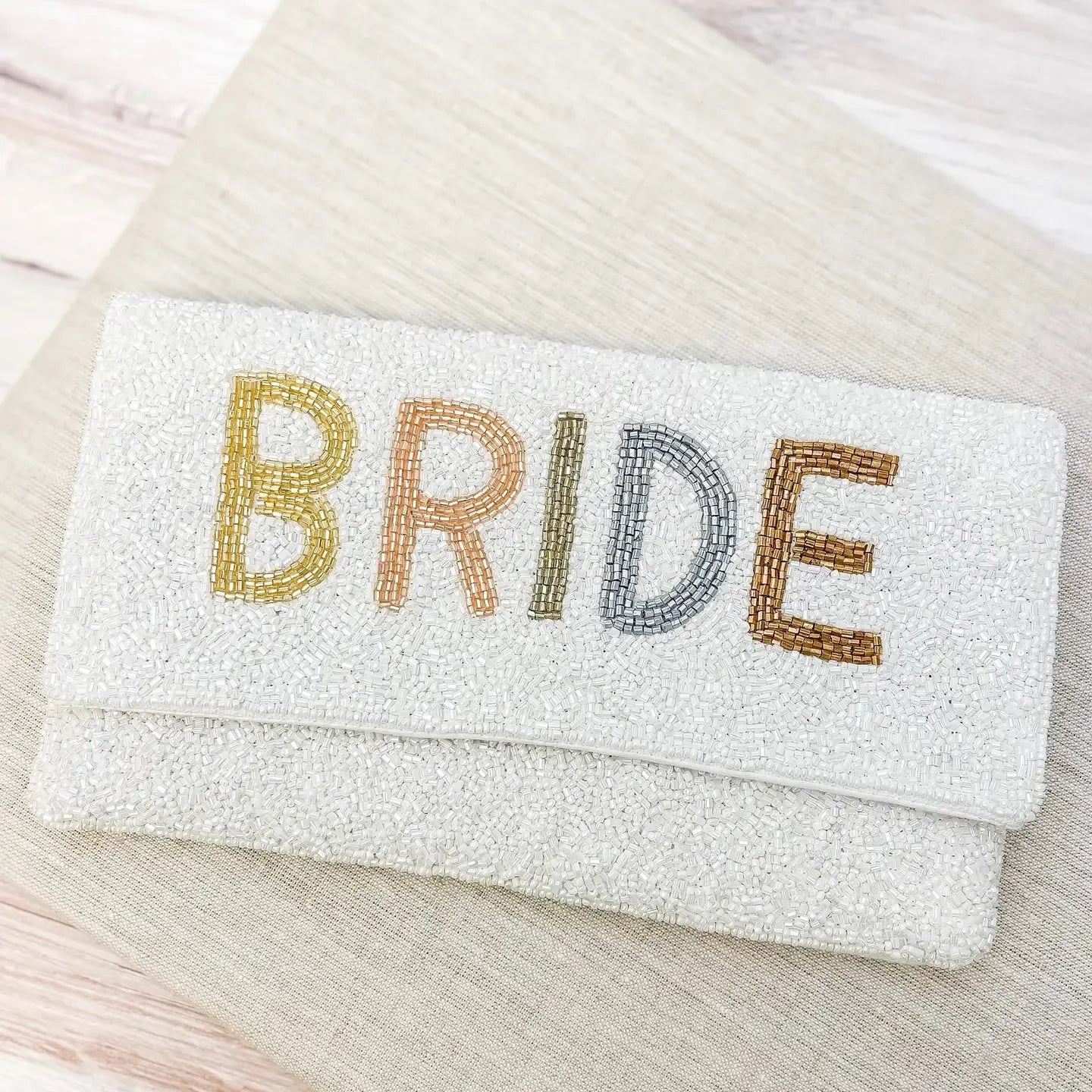 Bride Beaded Clutch