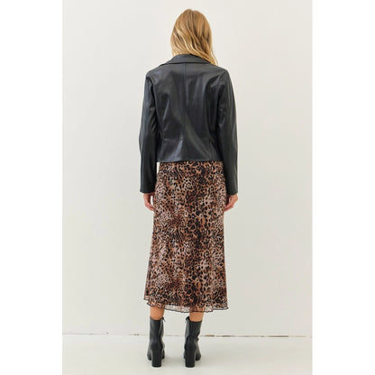 Black Faux Leather Jacket