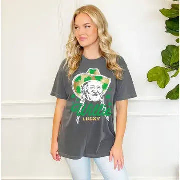 Willie Lucky Graphic Tee