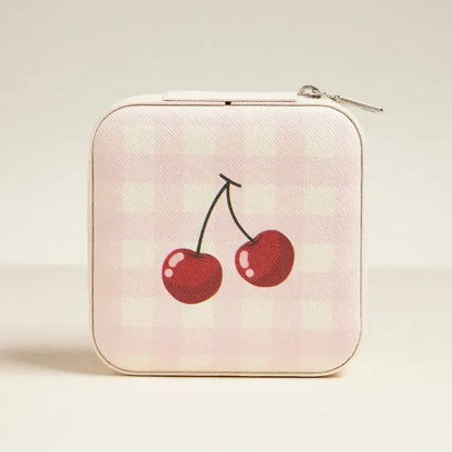 Cherry Travel Jewelry Box
