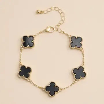 Clover Bracelet - black