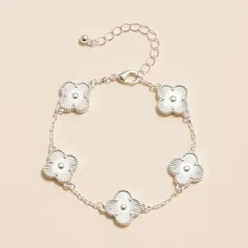 Clover Bracelet - silver
