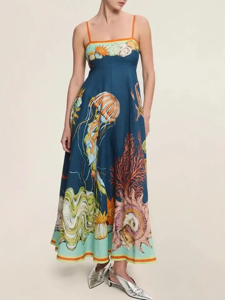 Marine Life Maxi Dress
