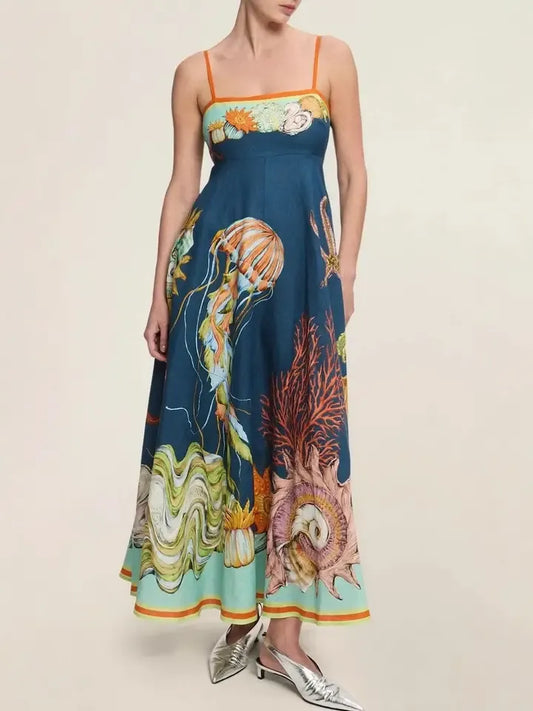 Marine Life Maxi Dress