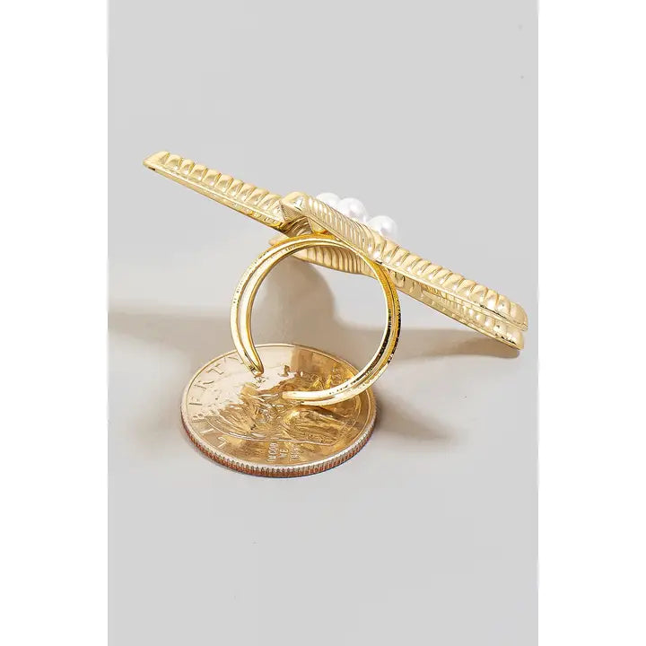 Gold Starfish Ring