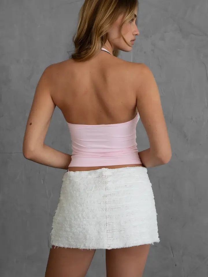 Halter Cami Top With Belted Strap