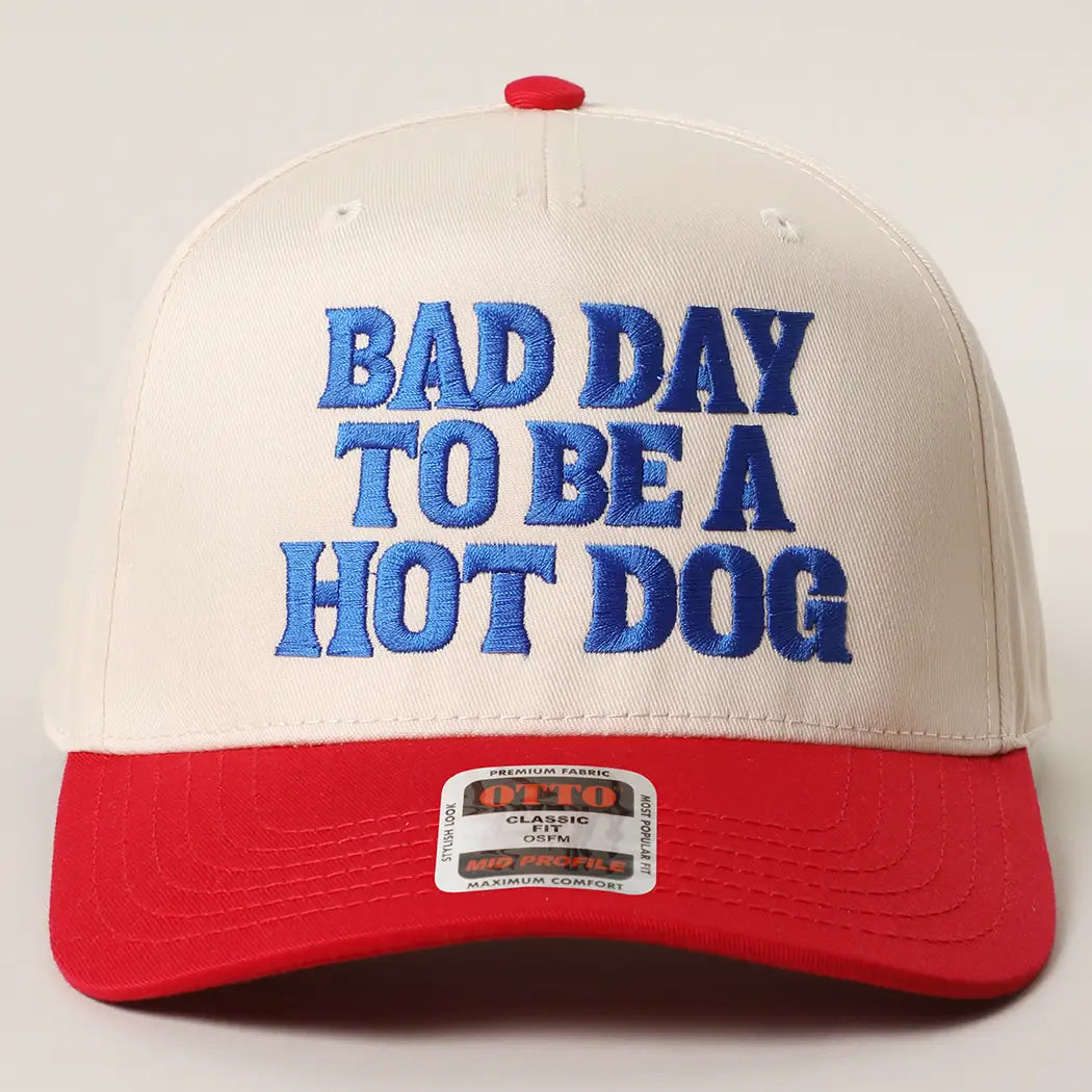 Bad Day To Be A Hot Dog Ballcap