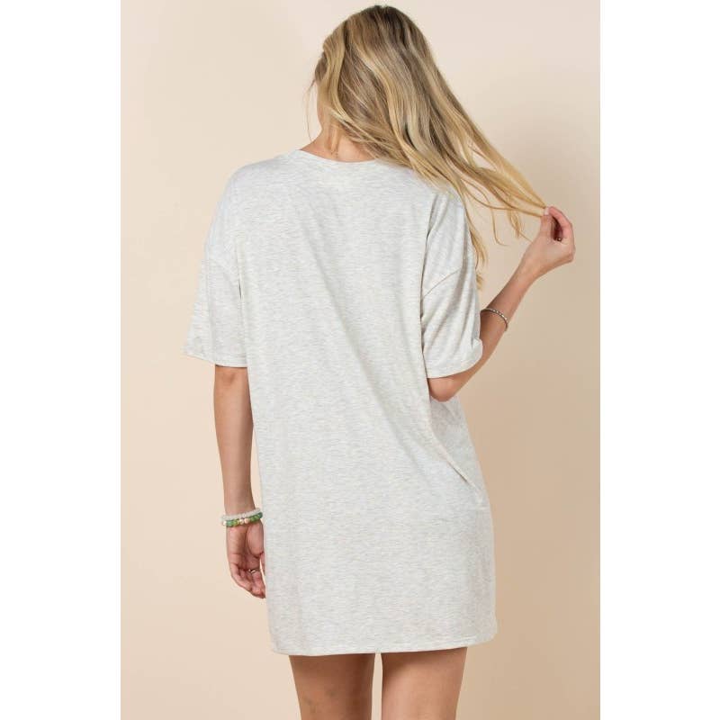 Cowboy Graphic Tshirt Dress