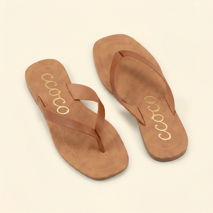 Brown Thong Sandals