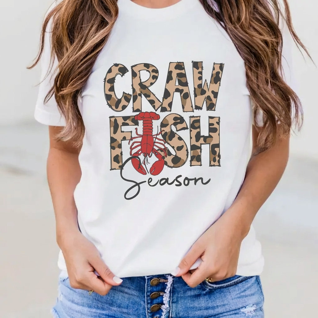 Leopard Crawfish Graphic Tee