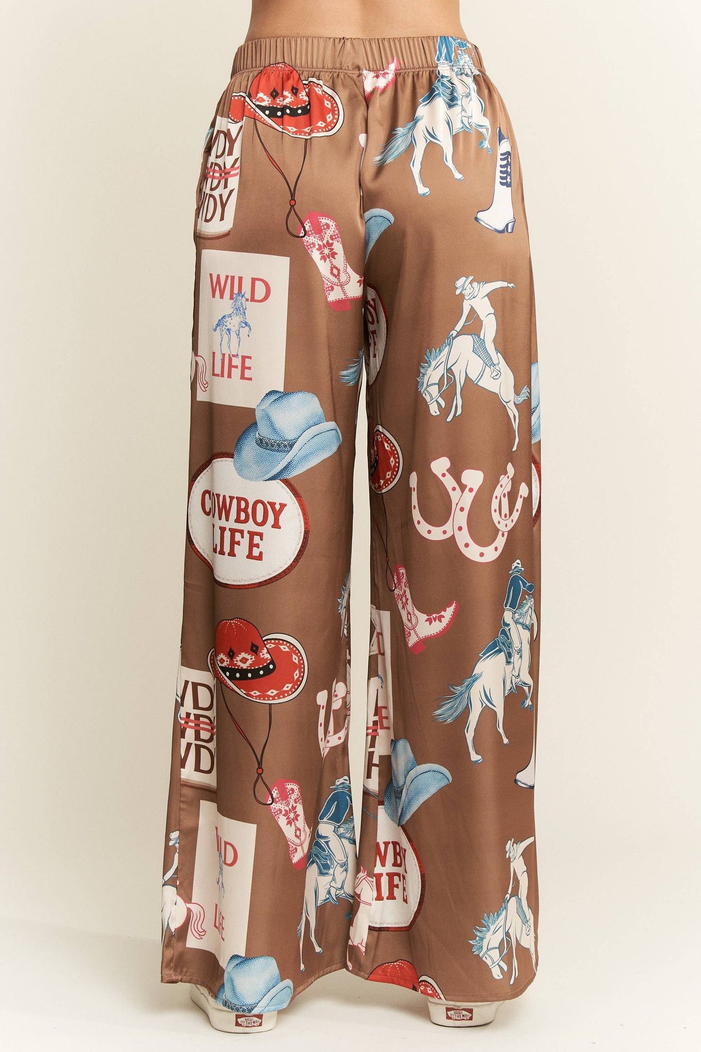 Satin Cowboy Party Pants