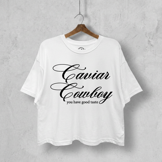 Caviar Cowboy Boxy Crop Top