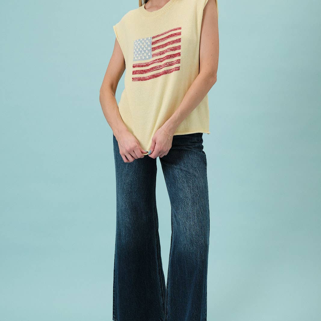 Lemon USA Sweater Top