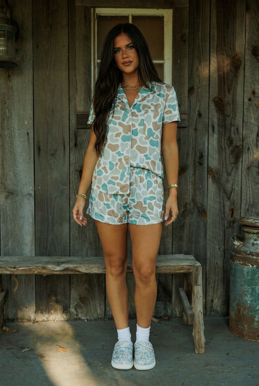 Duck Camo Pajama Set