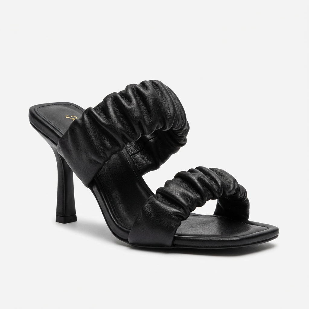 Feline Double Ruched Sandal
