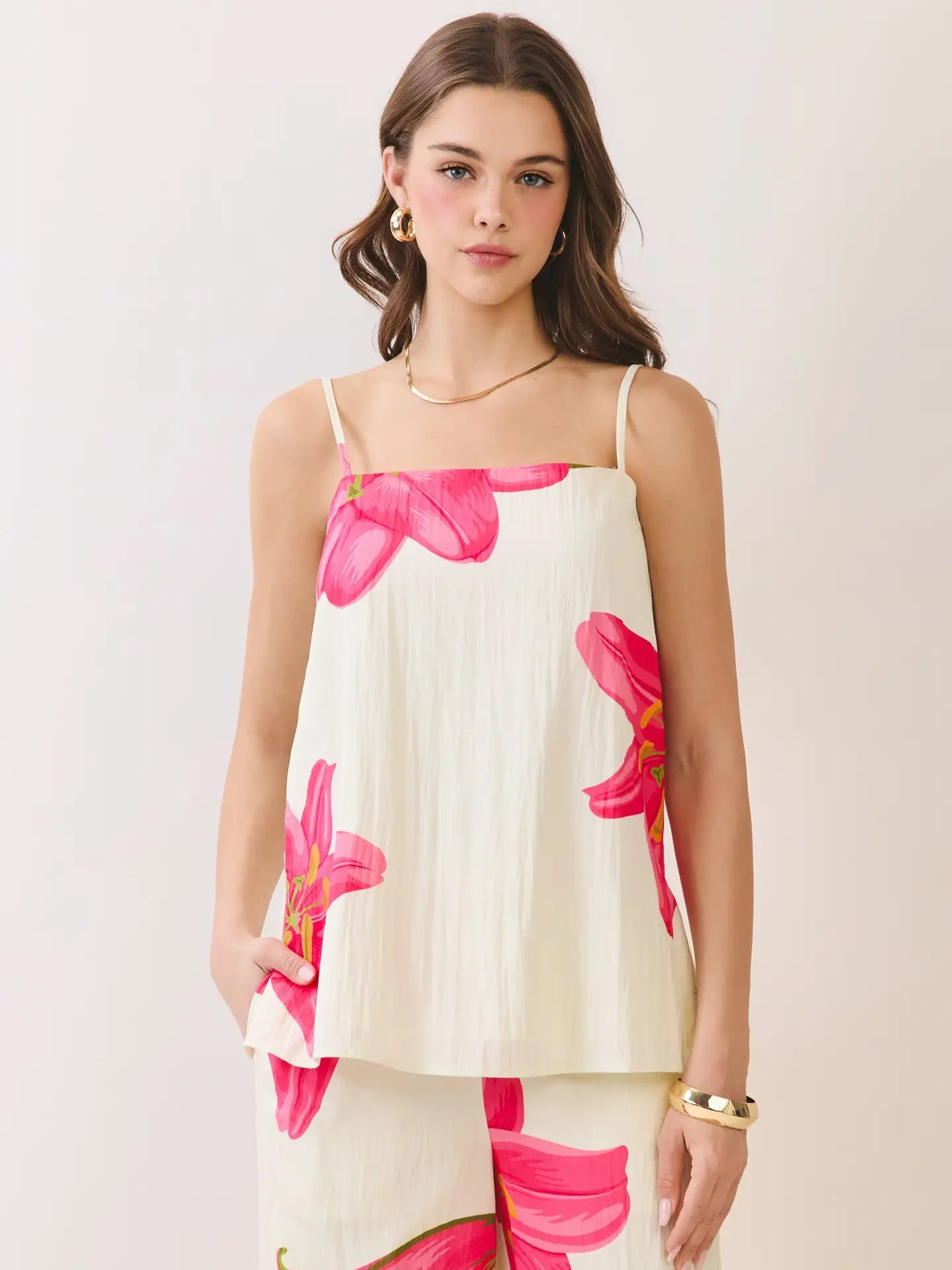 Floral Print Cami Top