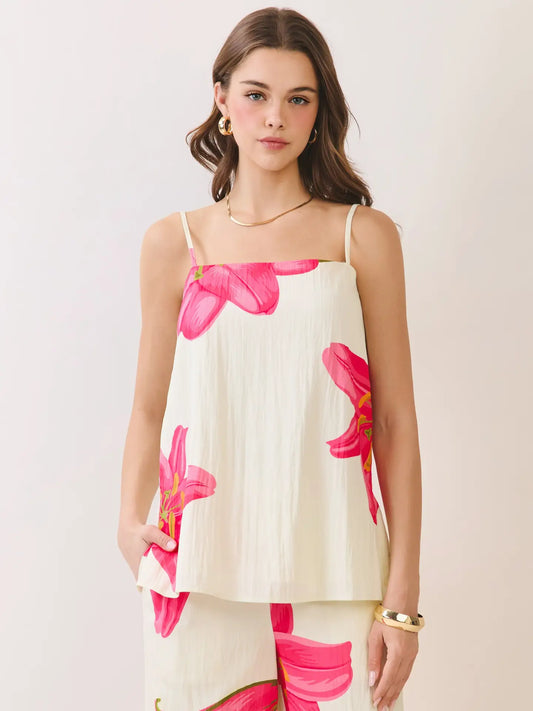 Floral Print Cami Top