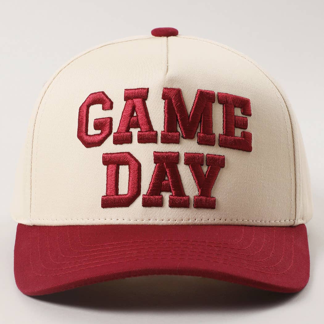 Game Day Burgundy Ballcap