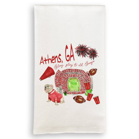 Georgia Bulldogs Dishtowel