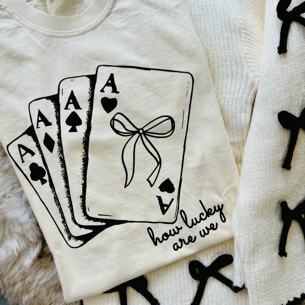 How Lucky Are We Graphic Tee