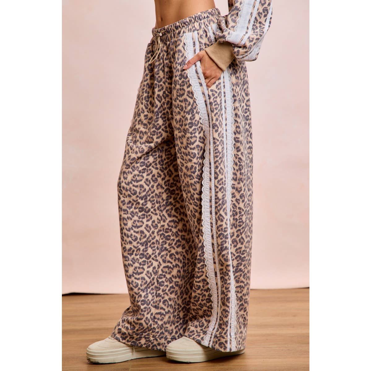 Leopard Lace Sweatpants