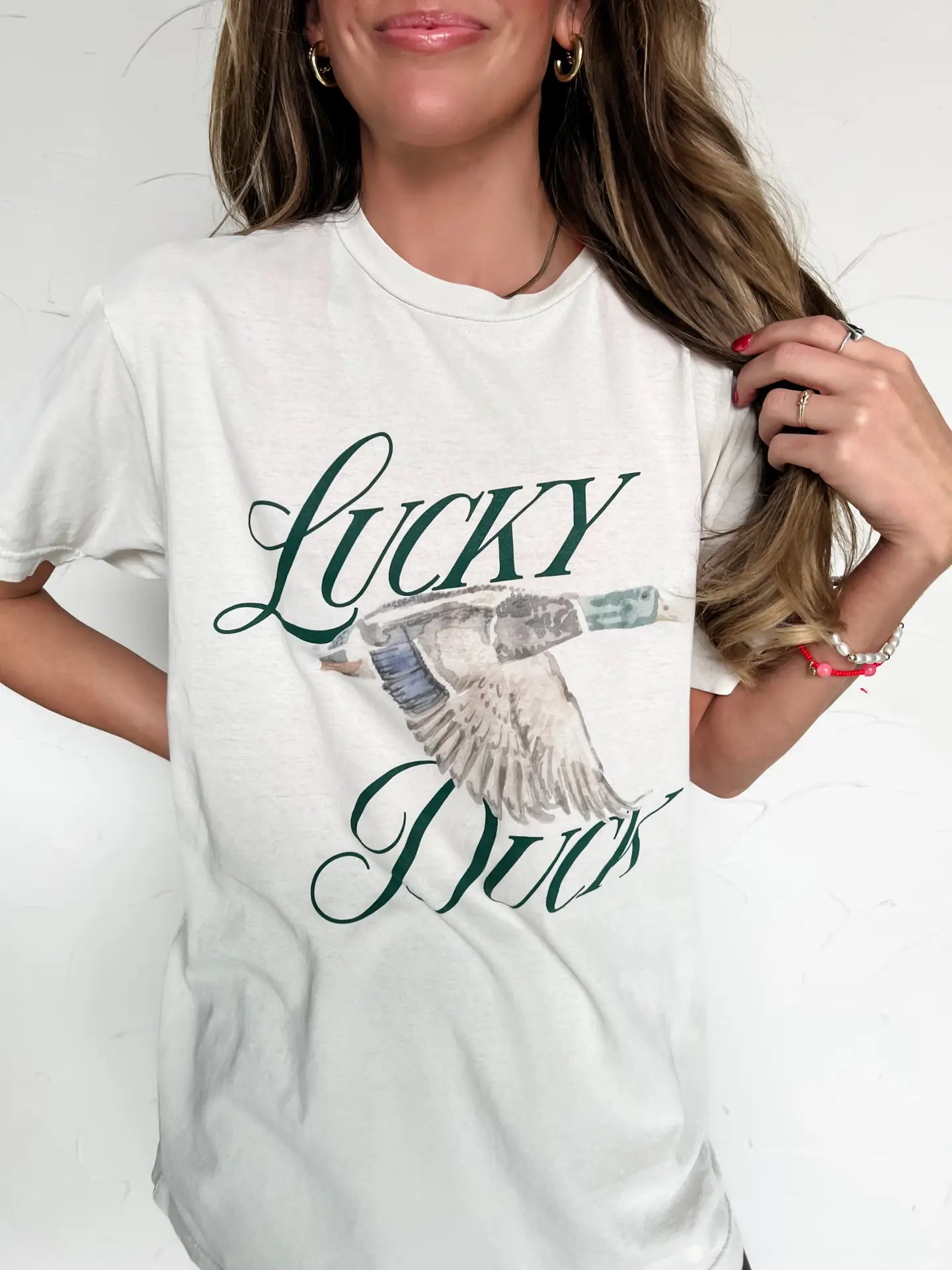 Lucky Day Collage Graphic Tee