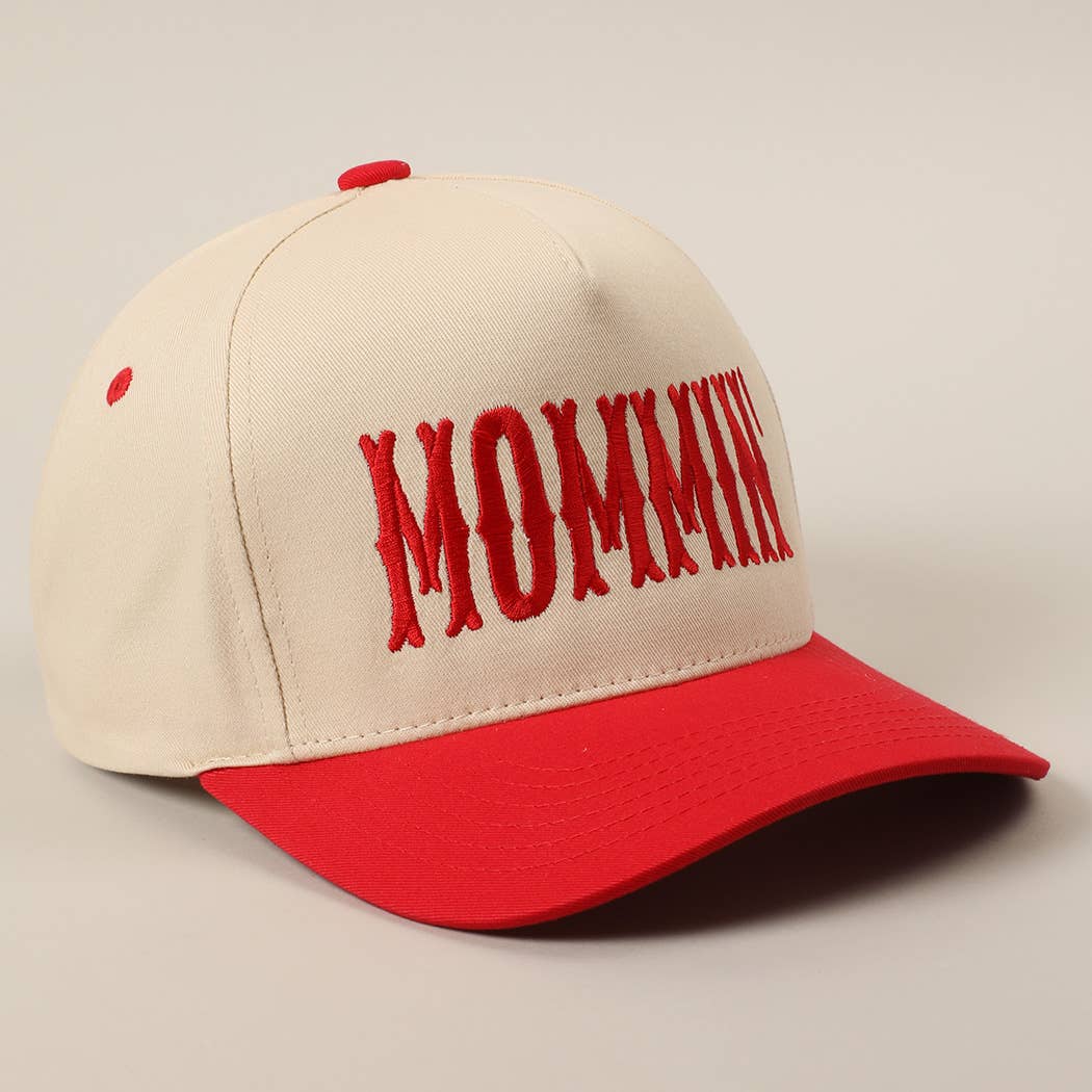 Mommin' Red Trucker Hat