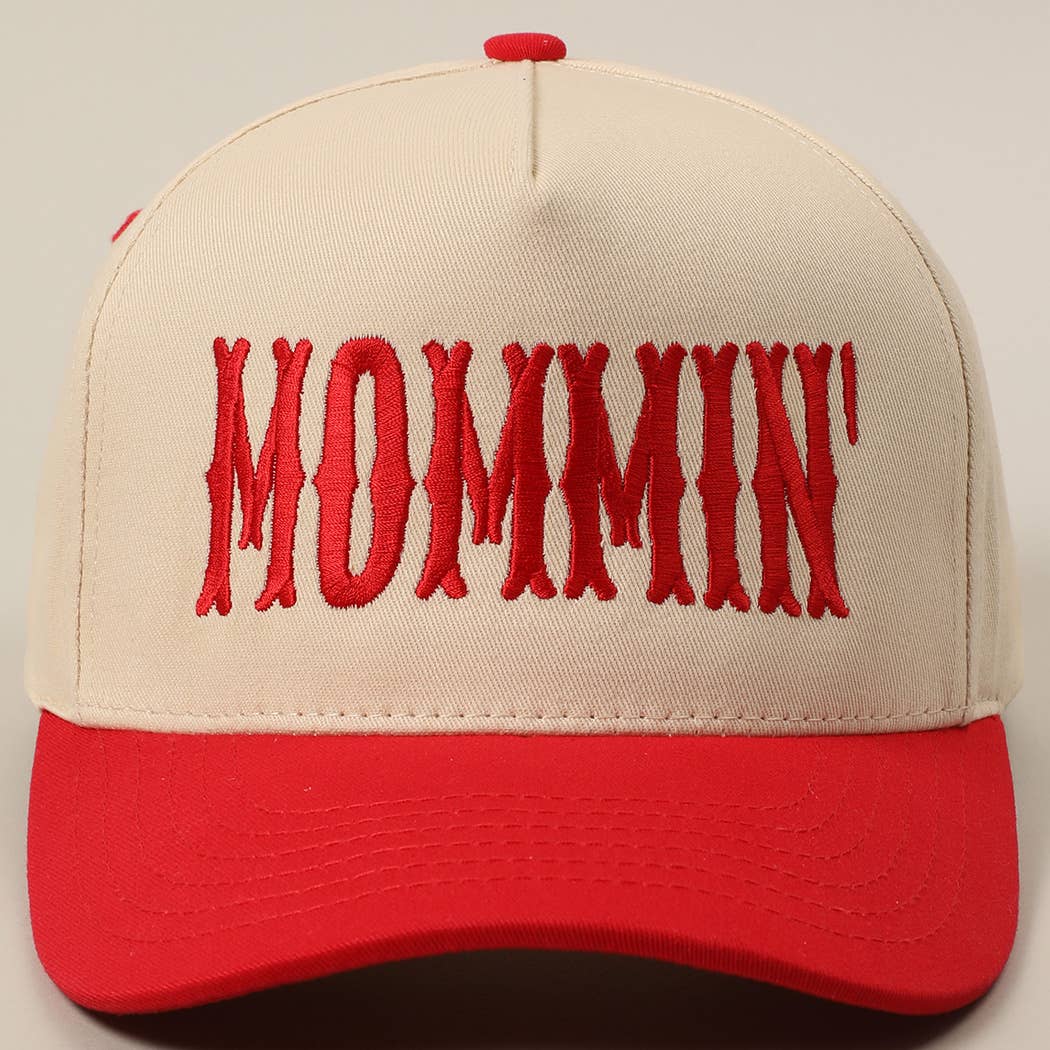 Mommin' Red Trucker Hat