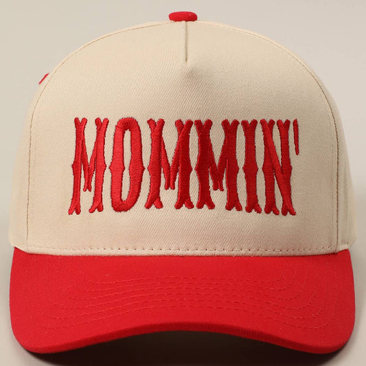 Mommin' Red Trucker Hat