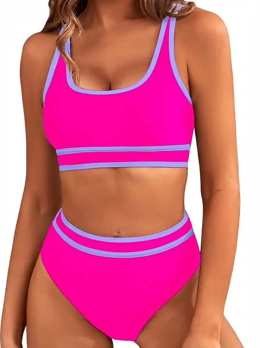 Neon Pink Bikini Set